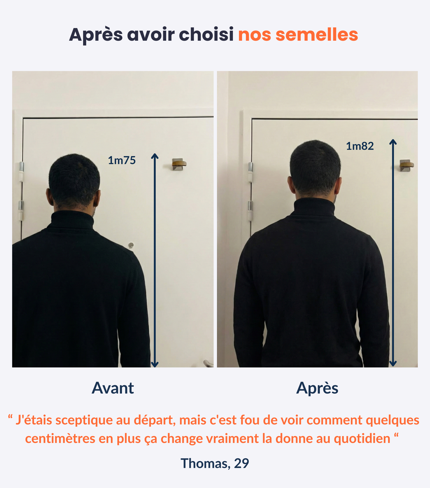 UpBoost™ - Semelles Grandissantes