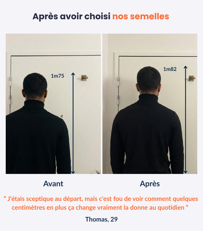UpBoost™ - Semelles Grandissantes